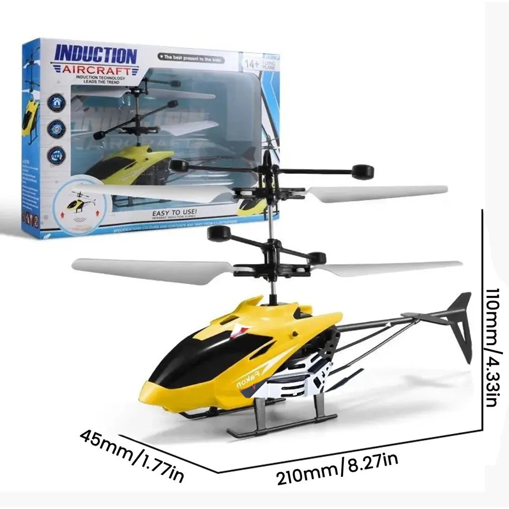 Flying Helicopter Drone Ufo Mini Guide Airplane Remote Control Rc Plane Helicopters Children Plastic Flashing Light Toys for Boy