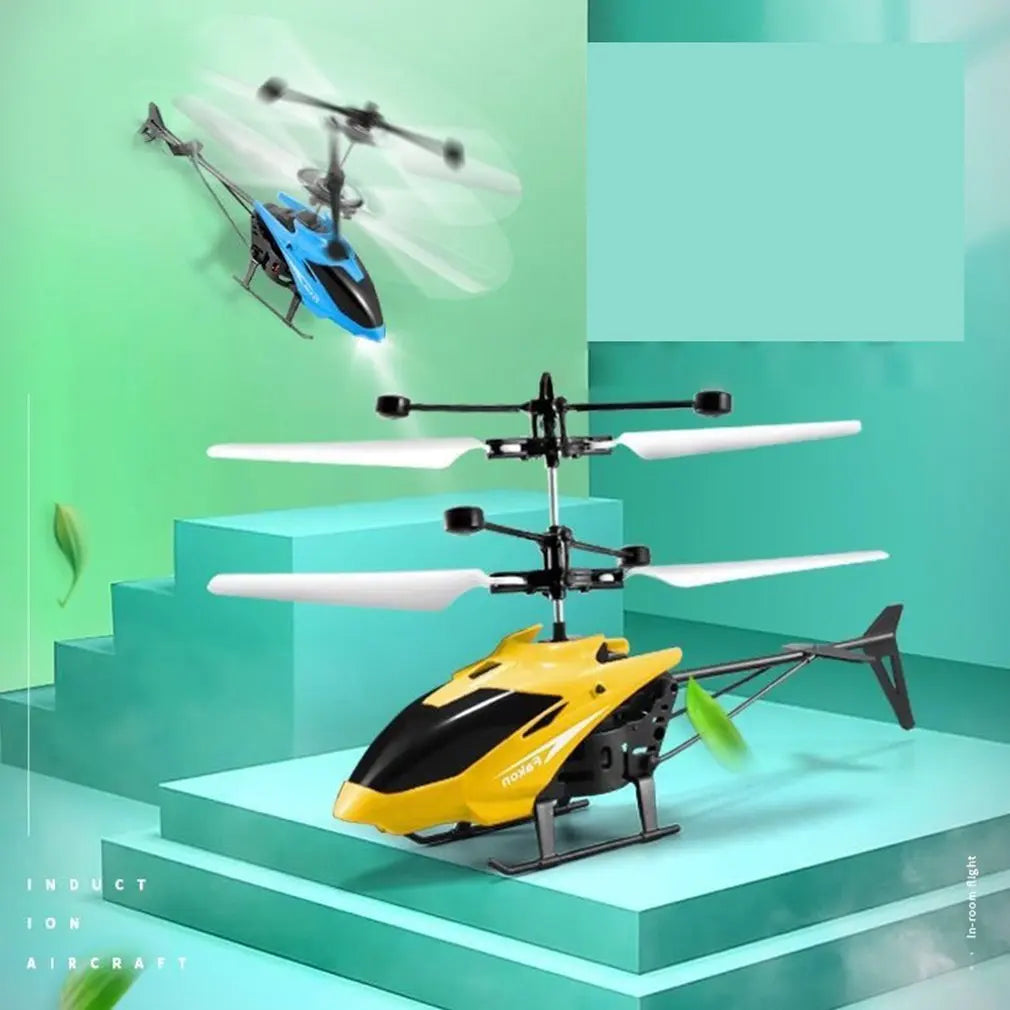 Flying Helicopter Drone Ufo Mini Guide Airplane Remote Control Rc Plane Helicopters Children Plastic Flashing Light Toys for Boy