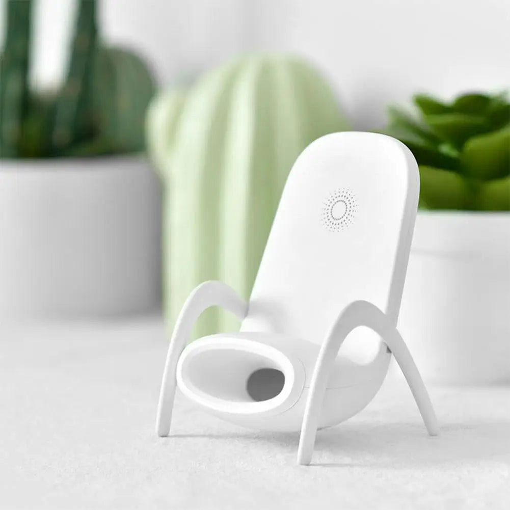 Mini Chair Wireless Charger Stand Universal 15W Wireless Charging Stand Portable Mobile Phone Holder Charge Dock Station