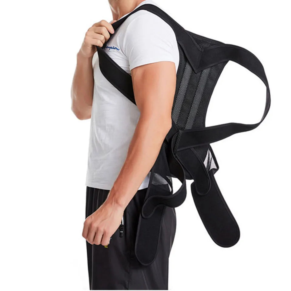 Posture Corrector Back Brace Clavicle Support Stop Slouching and Hunching Adjustable Back Trainer Unisex Correction Belt