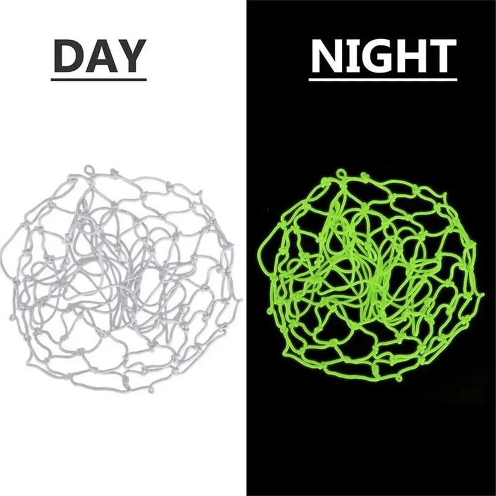 Glow in the dark  basketball  hoop net 17.72in/45cm Replacement indoor/Outdoor Basketball net that glows in the dark.