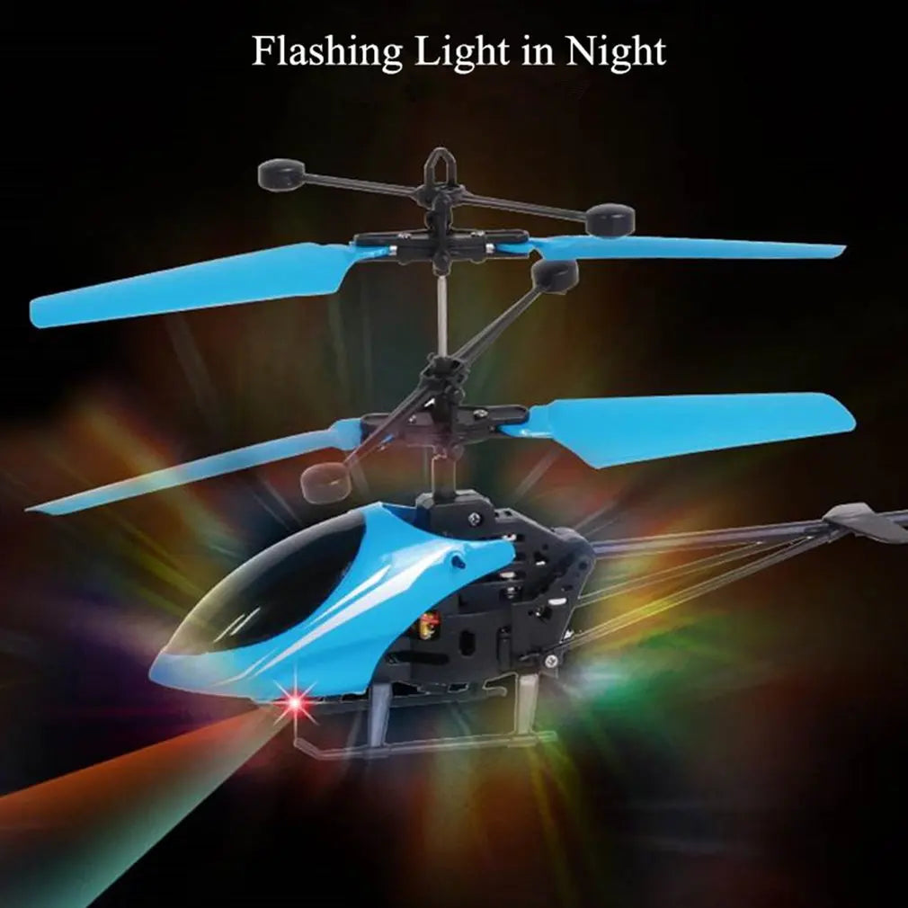 Flying Helicopter Drone Ufo Mini Guide Airplane Remote Control Rc Plane Helicopters Children Plastic Flashing Light Toys for Boy