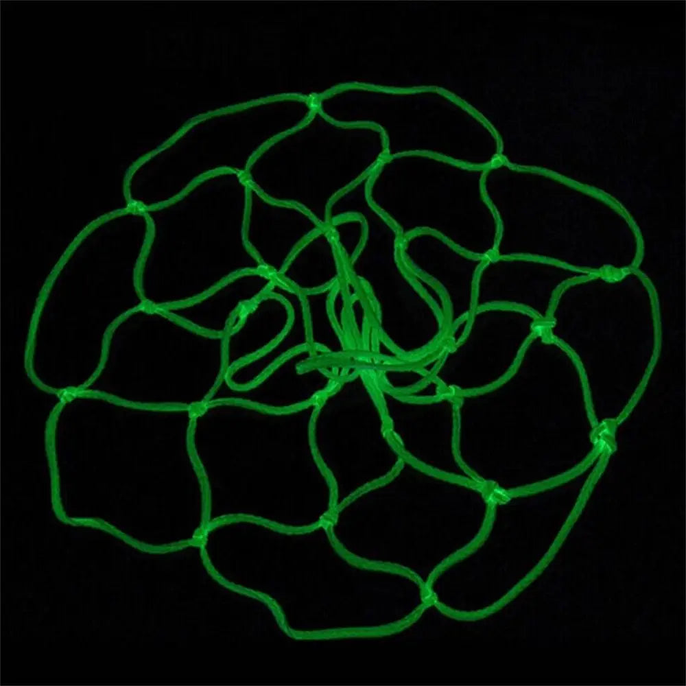 Glow in the dark  basketball  hoop net 17.72in/45cm Replacement indoor/Outdoor Basketball net that glows in the dark.